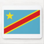 Congo Kinshasa National Flag Mousepads