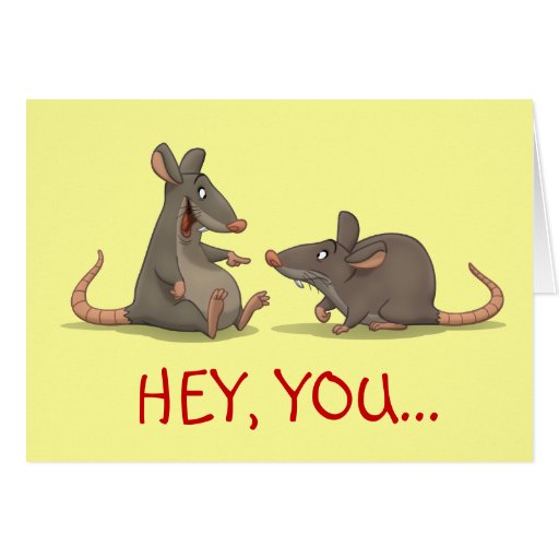 "Congo Rats!" Greeting Card