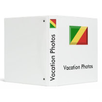 Congo Republic Flag Jewel Binders
