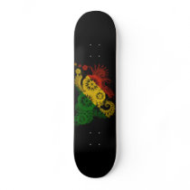 Congo Republic Flag Skateboard