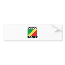 Congo Rocks bumper stickers