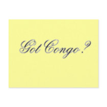 Congo T-shirt & Etc postcards