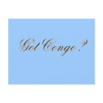 Congo T-shirt & Etc postcards