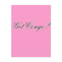 Congo T-shirt & Etc postcards