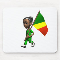 Congolese Girl mousepads