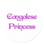 Congolese Princess stickers