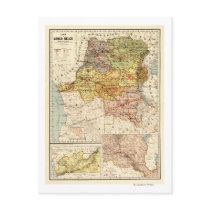 CongoPanoramic MapCongo Post Cards