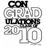 conGRADulations Class 2010 Blue T-Shirt by pixibition conGRADulations Class 2010 Blue T-Shirt