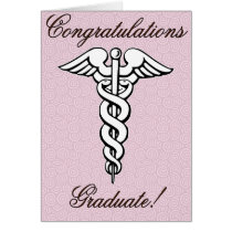 Congrats, Graduate, Medical Field cards