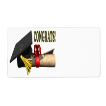 Congrats Personalized Shipping Label