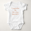 Congratulate MeIM A New Baby BOY t-shirts by zennith3000 Congratulate MeIM A New Baby BOY t-shirts
