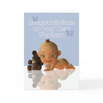 Congratulations A Beautiful Baby boy Aunt and Uncl cards by moonlake Congratulations A Beautiful Baby boy Aunt and Uncl cards
