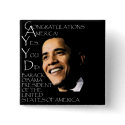 CONGRATULATIONS AMERICA buttons