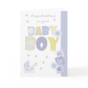 Congratulations Baby Boy Card, New Baby