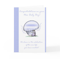 Congratulations Baby Boy Card, New Baby by moonlake Congratulations Baby Boy Card, New Baby