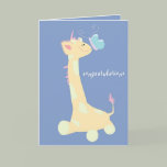 Congratulations (Baby Giraffe / Butterfly)