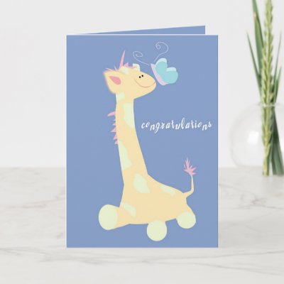 http://rlv.zcache.com/congratulations_baby_giraffe_butterfly_card-p13711918121575191632f4_400.jpg