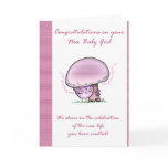 congratulations, baby, girl, card, new, baby,