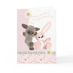 Congratulations Baby Girl Card, New Baby