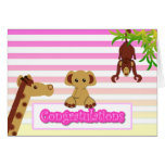 Congratulations, Baby Girl - Customized Card