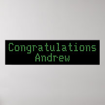 Congratulations Banner Print