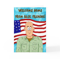 Congratulations Basic Training Paper Greeting Card