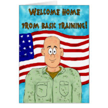 Congratulations Basic Training Paper Greeting Card