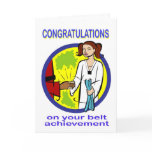 Congratulations Belt Achievement Card