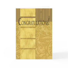 Congratulations Card card