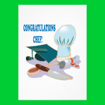 Congratulations Chef invitations