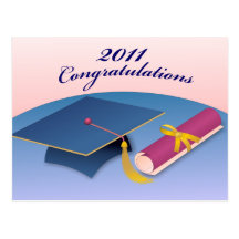 Congratulations Class of 2011 Postcard