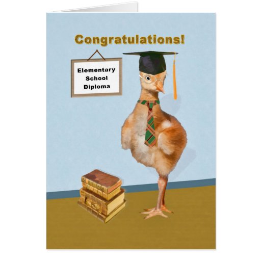 Congratulations, Elementary School Graduation Card | Zazzle