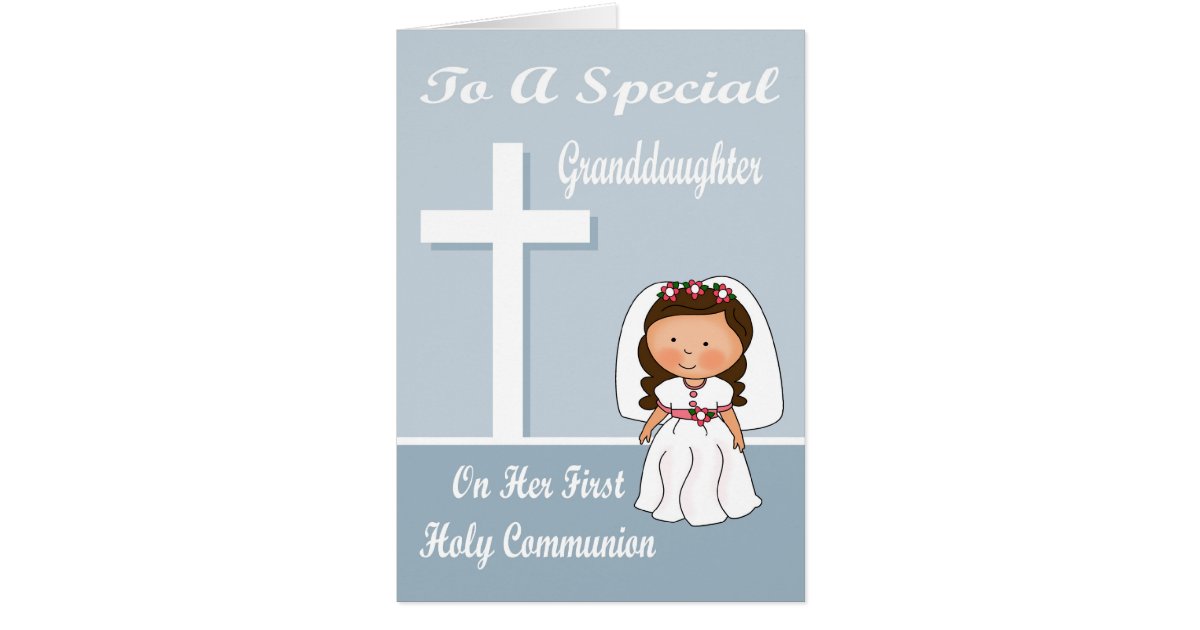 Congratulations First Communion Greeting Card | Zazzle