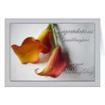 Congratulations for Granddaughter, Wedding Day Greeting Card