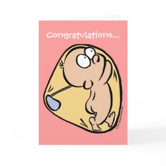Congratulations-Future golfer-Pink card