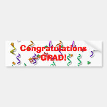 Congratulations Grad Bumper Sticker