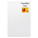 Congratulations Grad! stationery Tulip Flowers