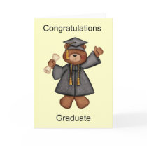 Congratulations Graduate Card (Blank) by fuzzbuttcafe Congratulations Graduate Card (Blank)