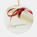 Congratulations Graduate Christmas Ornaments
