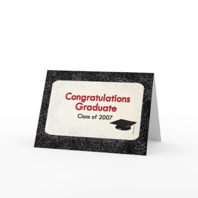 Congratulations Graduate Class of 2007 Cards by dndartstudio