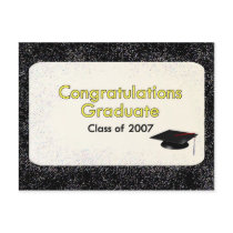 Congratulations Graduate Class of 2007 Yellow postcards by dndartstudio Congratulations Graduate Class of 2007 Yellow postcards