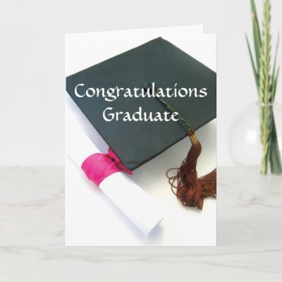 Congratulations Graduate Greeting Card