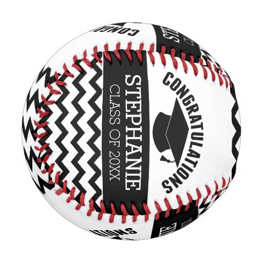 Congratulations Graduate Personalized Graduation Baseball Zazzle