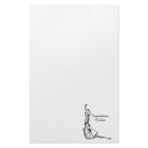 Congratulations graduate customized stationery