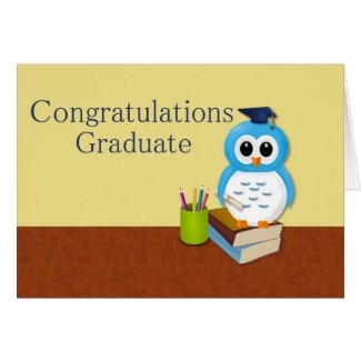 Congratulations Graduate wise owl Card