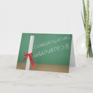 Congratulations Graduates zazzle_card