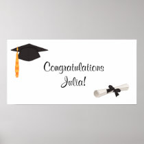 Congratulations Graduation Banner Posters