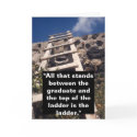 Congratulations Graduation Card w Ladder Quote by jesterbryanc Congratulations Graduation Card w Ladder Quote