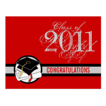 Congratulations Graduation Postcard 6 Diploma