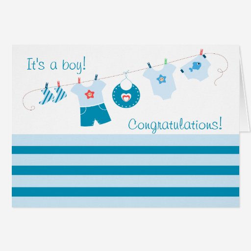 Custom New Baby Congratulation Foldedcards Templates for ...